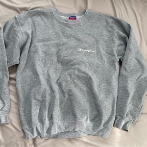 Champion Women's Gray Crewneck Sweater